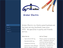 Tablet Screenshot of graberelectric.com
